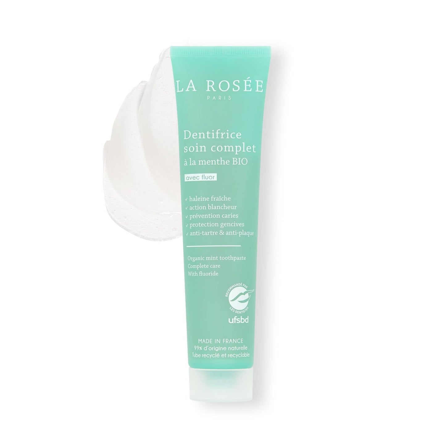 Hambapasta soin complet à la menthe BIO 75ml